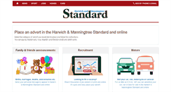 Desktop Screenshot of adbooker.harwichandmanningtreestandard.co.uk